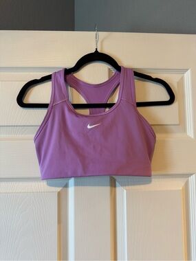 Nike Lavender Racerback Medium-Impact Sports Bra